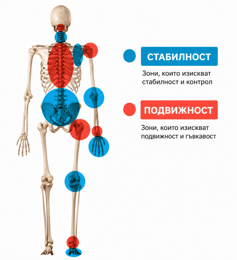 движение на ставите и гъвкавост на тялото